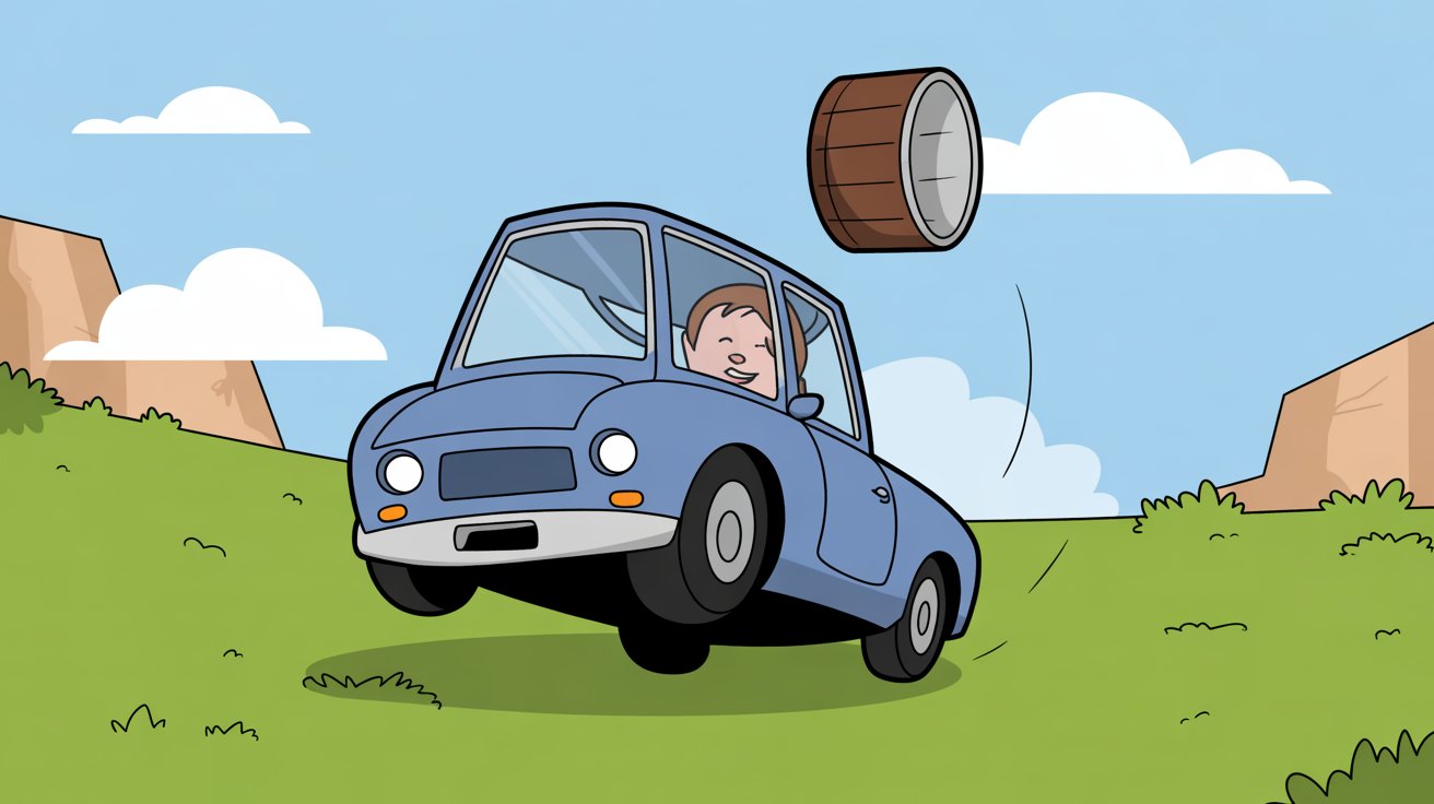 drivingmadio do a barrel roll 2 times